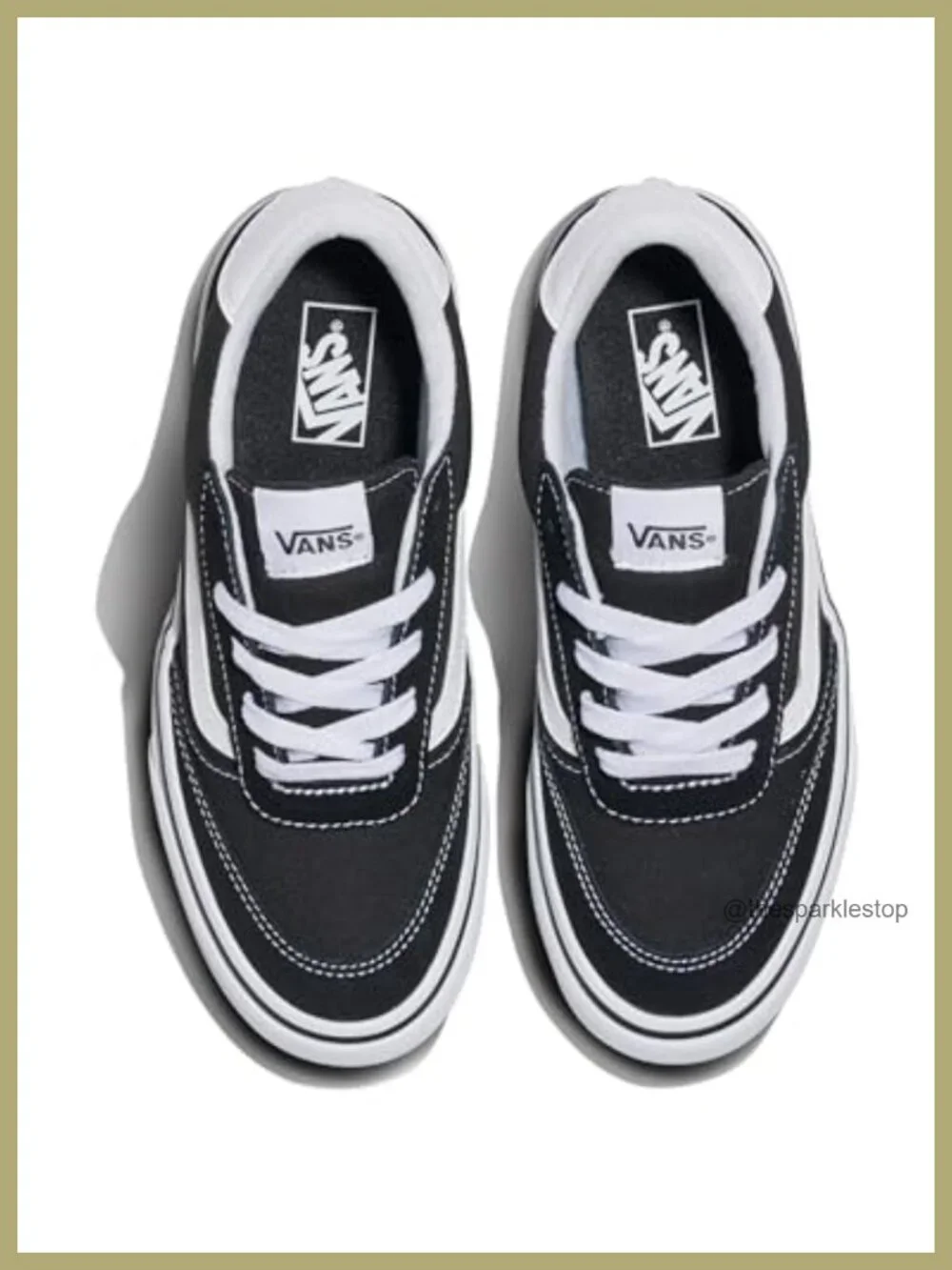 Vans Women's Brooklyn LS Platform Sneakers Suede Canvas Lace-Up Low Top